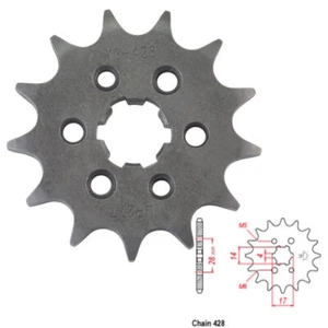 13T 428 Front Sprocket For Honda TRX90 93-19 CRF125 14-21 Derbi 125 GPR 09-13 - Picture 1 of 3