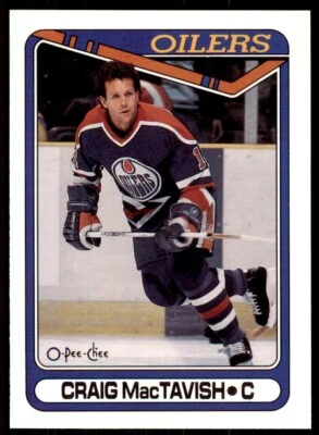 1990-91 O-Pee-Chee Craig MacTavish . Edmonton Oilers #189 - Image 1 of 2