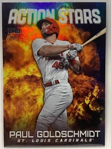 PAUL GOLDSCHMIDT 2023 Topps Update AS-22 Action Stars ST LOUIS Cardinals (i17) - Picture 1 of 2