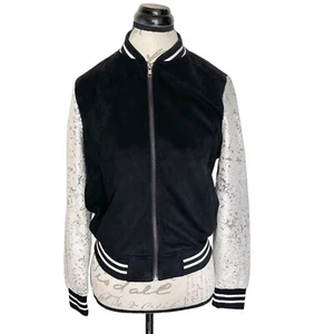 Forever 21 Women’s Jacket Small Varsity Sequin Cheerleader Dancing Bling Cheer - Picture 1 of 12