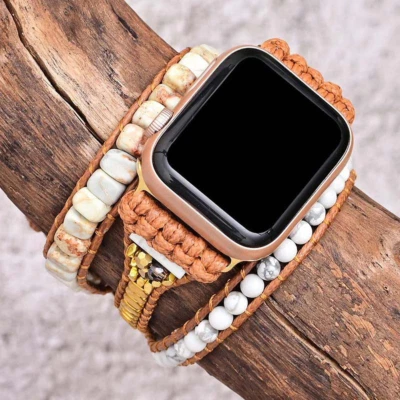42/44/45/49mm Stone Watch Band Bracelet for Apple iWatch Series 8 7 6 5 4 3 2 SE - Image 1 of 4