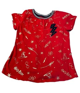 Harry Potter Girls Shirt Small slim fit Wizard Halloween Lightning Bolt - Picture 1 of 6