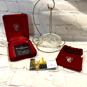 VTG 1999 Waterford Crystal The Joys of Winter Collection Sleighride 2nd Edition - Picture 1 of 3