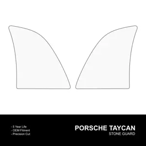 Protector de piedra Porsche Taycan vinilo transparente | inc Sports Turismo - Imagen 1 de 4