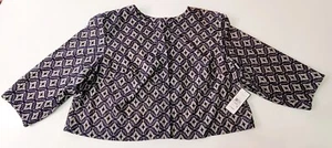 Jessica Howard Womens Navy Lace Suit Jacket Size 22W Business NWT - Picture 1 of 8