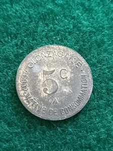 Monnaie de Nécessité ♦ OLONZAGAISE - COOPERATIVE DE CONSOMMATION - 5 C - Imagen 1 de 2