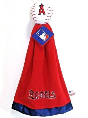 MLB Los Angeles Angels Acurrucarse Pelota Vellón Béisbol Peluche Lovey Manta de Seguridad Foto 1 de 4