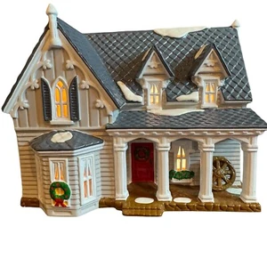 Dept 56 Snow Village Gothic Farmhouse American Architecture Series - Picture 1 of 8