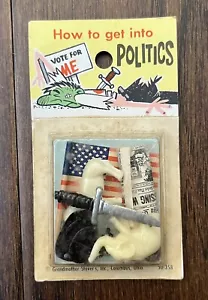 Vintage Grandmother Stover’s Gag Gift Funny “How to Get Into Politics” IOB - Picture 1 of 4