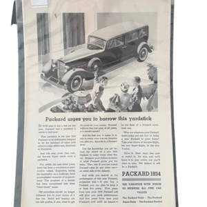 Packard de colección 1933 te insta a tomar prestado este anuncio de criterio - Imagen 1 de 4