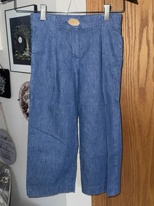 ZARA GIRLS back to school size 8 boot cut JEANS - Picture 1 of 2