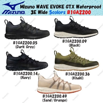 Mizuno WAVE EVOKE GTX Waterproof 3E Wide 5colors B1GA2200 US 4-14 Neuf - Photo 1/2