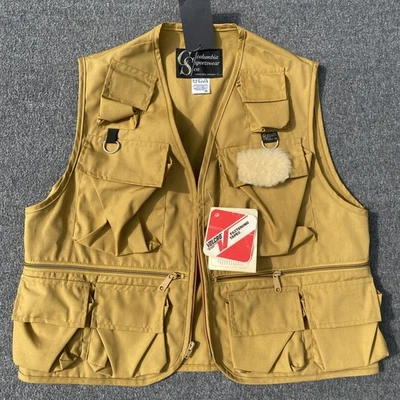 Colete Masculino Vintage Anos 70 Columbia Sportswear Colete Pesca Colete Multibolsos  - Imagem 1 de 4