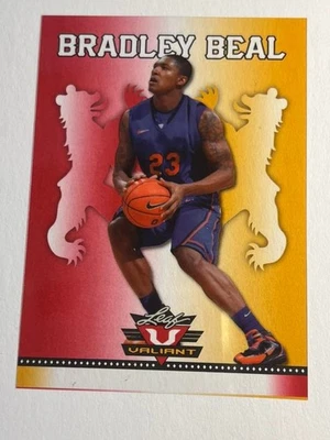 Leaf Valiant 2012 rojo prueba de acetato falta serie # Bradley Beal Foto 1 de 2