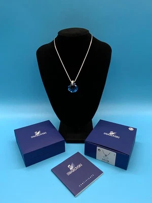 COLLAR SWAROVSKI AZUL CRISTAL PANDENT VIEIRA ALMEJA CONCHA 856128 (SS-63) 🎄 Foto 1 de 4