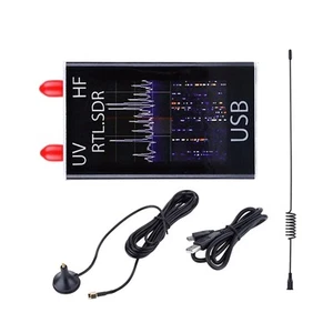 Receptor SDR 100KHz-1.7GHz Banda Completa UV RTL-SDR USB Receptor Corto 1893 - Imagen 1 de 6