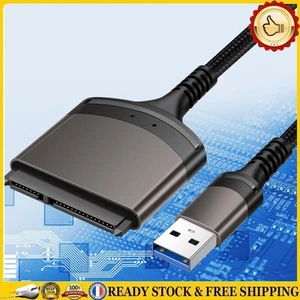 23cm USB 3.0/Type C To SATA Cord 7+15/22 Pin for 2.5 Inch SSD HDD (USB3.0) & - Bild 1 von 8