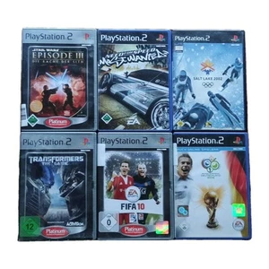 PS2 Spielesammlung – 6 Spiele – Klassiker & Sport – Star Wars, NfS, FIFA u.a. - Bild 1 von 1