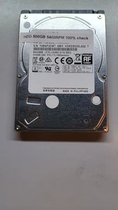 Toshiba 2,5 inch HDD - MQ01ABD050 - 500GB - 5400RPM - Tested and wiped - Afbeelding 1 van 1