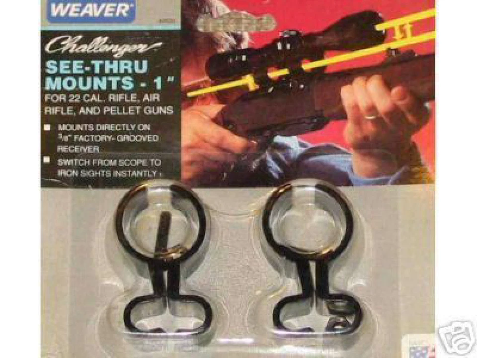 WEAVER SEE THRU SCOPE MOUNT  22 mount clamp style - Image 1 of 1