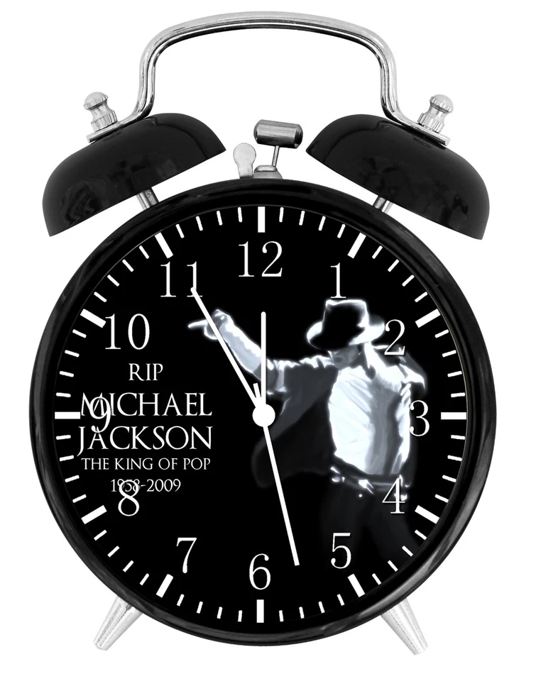   Reloj despertador de escritorio Michael Jackson bonito para decoración o regalos F136 Foto 1 de 1
