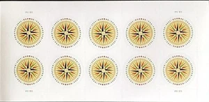 USA 2025 Stamps Global Forever Compass Rose Sheet of 10 = $16.50 - Picture 1 of 2