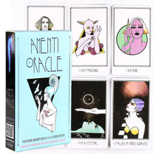 Amenti Oracle Cards English Version Oracle Divination Feather Heart Deck Table 