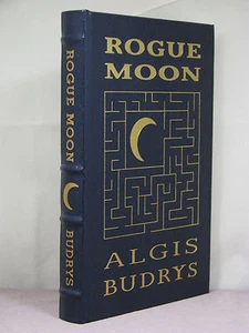 label signed by author, Rogue Moon by Algis Budrys, Easton Press, Hugo nominee - Picture 1 of 5