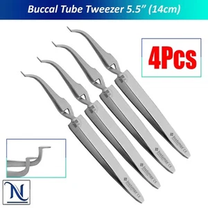 INSTUMAX 5,5" Buccal Tube Pinzette 4 Stück - Reverse Action Griff Kieferorthopädische Anwendung - Bild 1 von 6