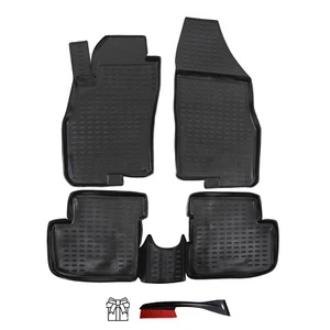 Tappeti Tappetini Auto 3D In Gomma Per Fiat Grande Punto 2006-2018 - Foto 1 di 8