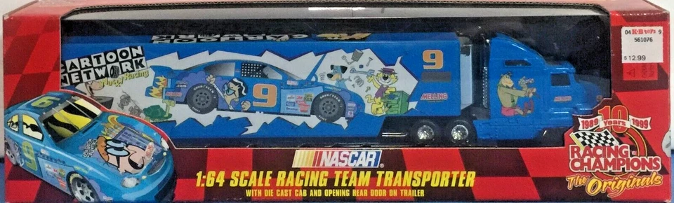 NUEVO Cartoon Network Team Transporter Racing Champions 1999 NASCAR escala 1:64 Foto 1 de 4
