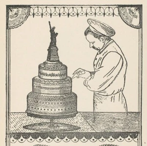 Vintage Art of Baking 1893 Lithograph Art Print Poster Digital Download Unframed - Bild 1 von 1