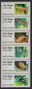 GB 2013 Post & Go Labels - Fresh Water Life Series 1 (B-053 (15) - Picture 1 of 1