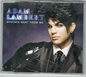Adam LAMBERT - Whataya want from Me / Versiegelte, sealed Maxi CD / Queen Singer - Bild 1 von 2