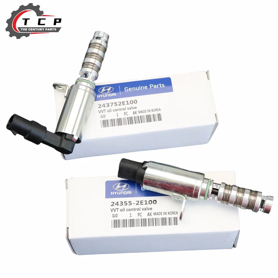 NEW OEM 24355-2E100 24375-2E100 VVT Solenoid Oil Control Valve x for Hyundai Kia - Image 1 of 4