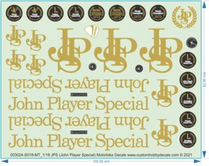 JPS Motorbike Decals - 1/18 - Water Decal - Bild 1 von 2