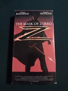 The Mask of Zorro (VHS, 1998) Antonio Banderas & Anthony Hopkins - Imagen 1 de 5