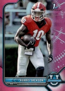 2021-22 Bowman University #27 Kearis Jackson Chrome Pink - Picture 1 of 2