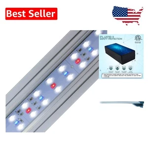 Compact 660nm Red LED Aquarium Light, 16 Inch with Wi-Fi and Moonlight Feature - Picture 1 of 7