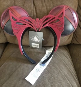 Disney Parks Marvel Wanda Maximoff Scarlet Witch Dr. Strange Ears Headband NWT - Picture 1 of 2
