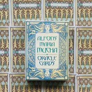Cartas Oráculo Alfons Maria Mucha - Baraja de Cartas del Tarot - Imagen 1 de 6