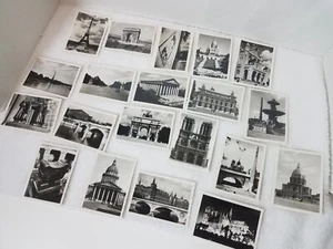 Vintage WWII Set of 20 Photos de Paris with original sleeve - Picture 1 of 5