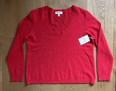 Suéter Pullover Rojo Cachemir Nordstrom Para Hombres Nuevo con Etiquetas Talla: 2XL XXL Foto 1 de 3
