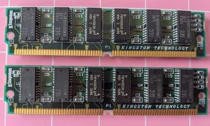 32MB 2x16MB 72-pin Simm FPM 60ns KINGSTON/COMPEQ 9616 4Mx36 ECC Ram Memory Kit - Picture 1 of 7