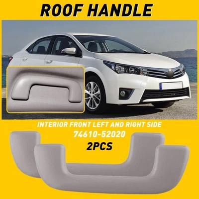 2X Agarre de manija de techo interior delantero L+R para Toyota Corolla Yaris Foto 1 de 4