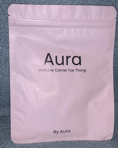 Schwarzer Aura Invisible Camel Toe Tanga von Aura Farbe Sand Größe S - Bild 1 von 4