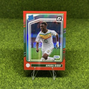 2024-25 Panini Donruss FIFA Optic Rated Rookie Red Prizm /299 Amara Diouf #190 - Picture 1 of 2