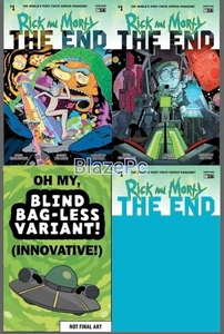 Rick & Morty The End #1 Cover A B C D Blind Bag Variant Set Options Presale 12/3 - Bild 1 von 6