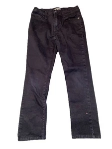 Boy's Cat & Jack Adjustable Waist Skinny Jeans Stretch Black Pants Size 10 - Picture 1 of 4