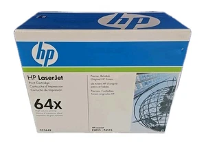 Kaseta z czarnym tonerem HP 64X - oryginalny OEM (CC364X) - nowy, zapieczętowany - Zdjęcie 1 z 4